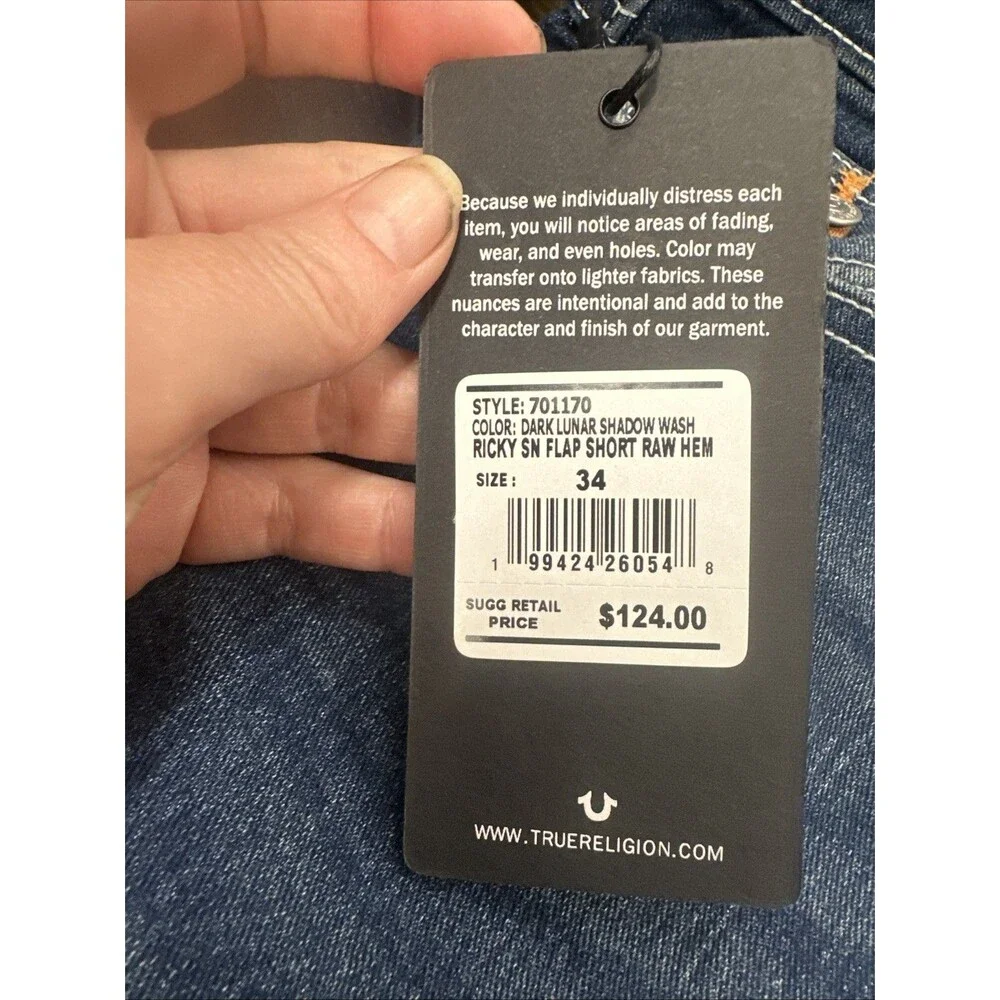 True Religion Size 34 Ricky